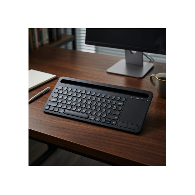 Teclado Tera TR-821BK-WK Inalambrico Multidispositivos Color Negro-3