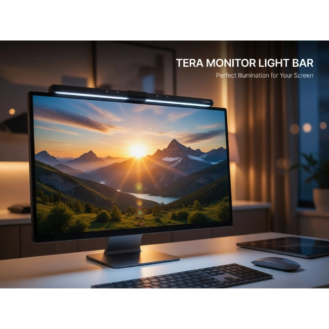 Barra de Luz Para Monitor Tera TR-LIHY-0205BK Color Negro-2