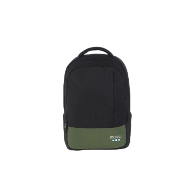 Mochila U2 Negro Verde para Notebooks 15.6"