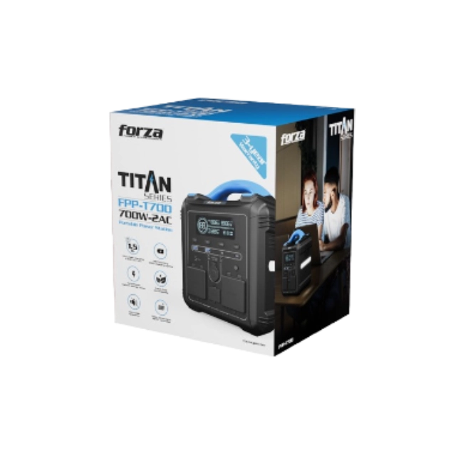 Forza Titan Series - Battery backup - 700 Watt - AC 110/120 V - 2AC/8DC 3.75V LiMnFePO4-4