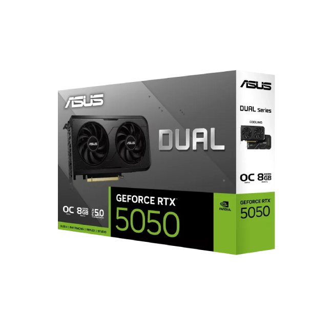 ASUS - DUAL-RTX5050-O8G - PCI EXPRESS 5.0 - NVIDIA - Nvidia GeForce RTX 5050 - HDMI / DisplayPort-3