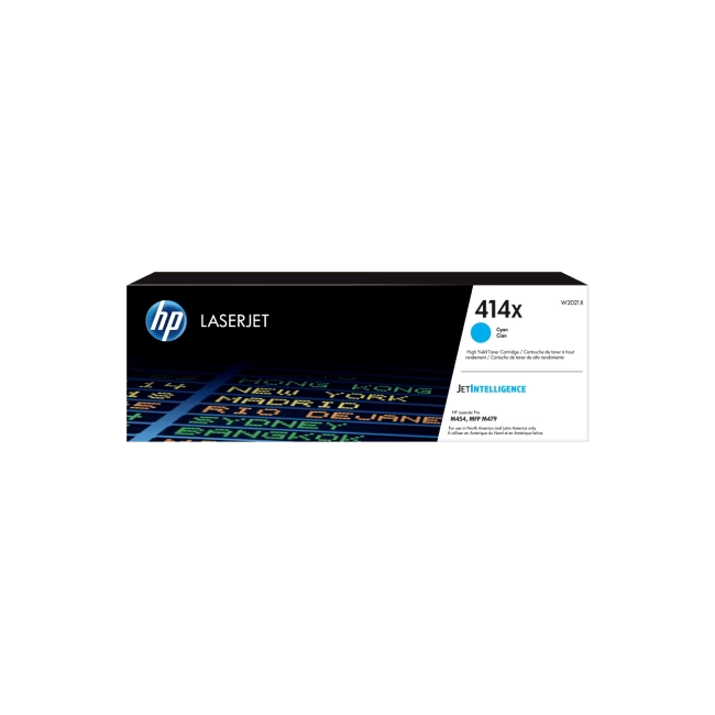 HP 414X Cyan LaserJet Toner Cartridge