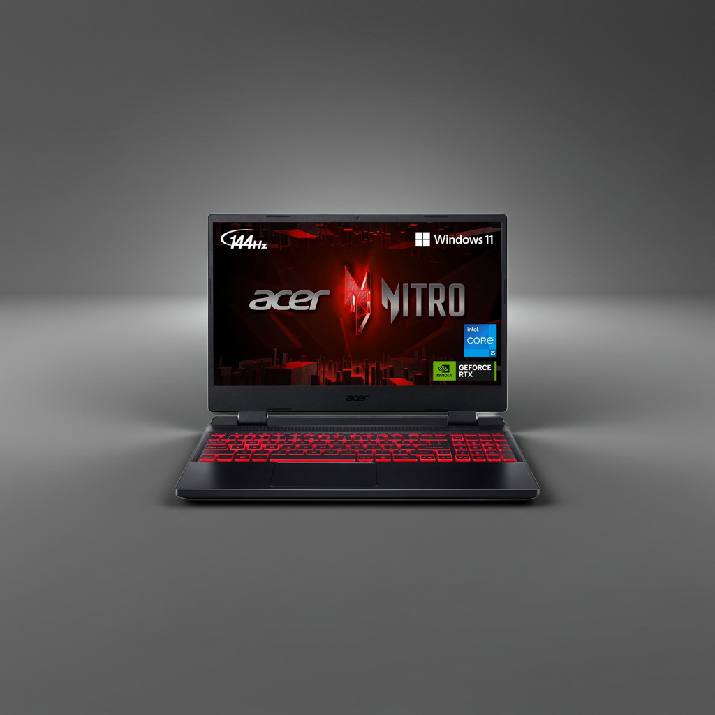 Acer Nitro - Notebook - 15.6" - 1920 x 1080 - Intel Core i5 13420H - DDR5 SDRAM - 16 GB - 512 GB SSD - NVIDIA GeForce RTX 3050 6GB - Windows 11 Home - 1-year warranty-2