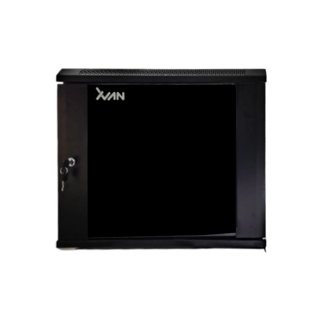 Gabinete de Pared Xvanwere XVA-600U9-BK Color Negro 600X600X9U-1