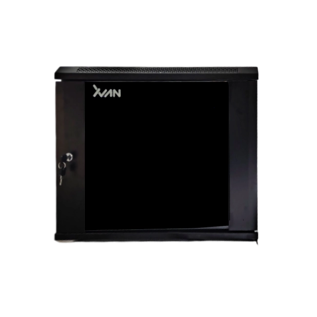 Gabinete de Pared Xvanwere XVA-450U9-BK Color Negro 600X450X9U-4
